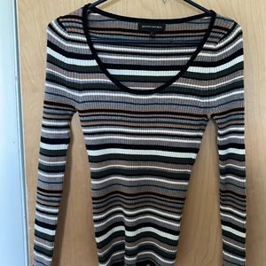 Banana Republic cotton stretch Stripe top